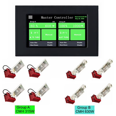 ডুয়াল চ্যানেল CMH HVAC 0 10V কন্ট্রোলার HPS 5V DC স্মার্ট লাইটিং কন্ট্রোলার