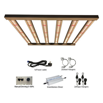 240VAC 2.7μmol/J Horticulture LED Grow Lights 320W 6 Pillar Full Spectrum