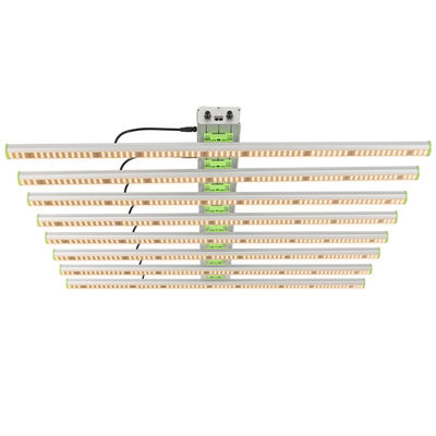600W 1560μ মোল প্ল্যান্ট LED গ্রো লাইট 6 বার EPAR 380nm-760nm