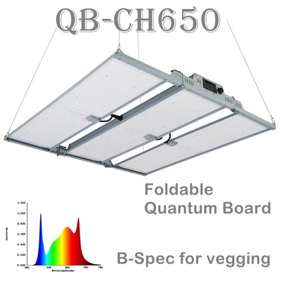 RikoLite 650W ফোল্ডেবল ডিমেবল এলইডি গ্রো লাইট কোয়ান্টাম বোর্ডের নেতৃত্বে প্ল্যান্ট লাইট