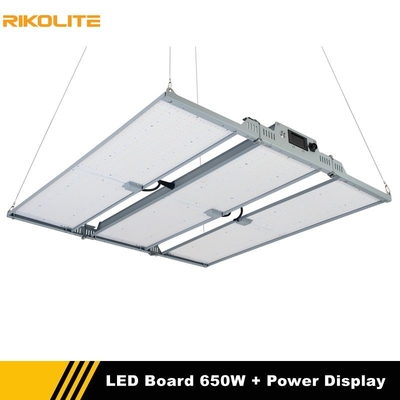 রিকোলাইট হর্টিকালচার এলইডি গ্রো লাইট 650w কোয়ান্টাম বোর্ড পাওয়ার ডিসপ্লে ফাংশন সহ